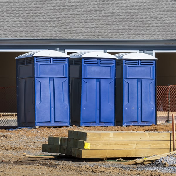 how do you ensure the portable toilets are secure and safe from vandalism during an event in Columbus IL